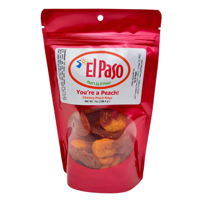 Chamoy Peach Rings 7oz-Food - Taxable-So El Paso