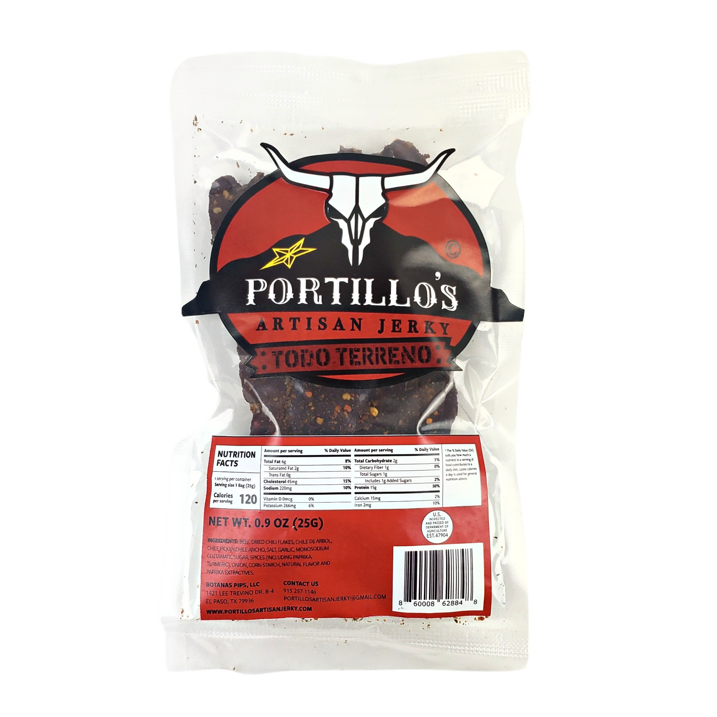 Jerky - Todo Terreno .9oz-So El Paso