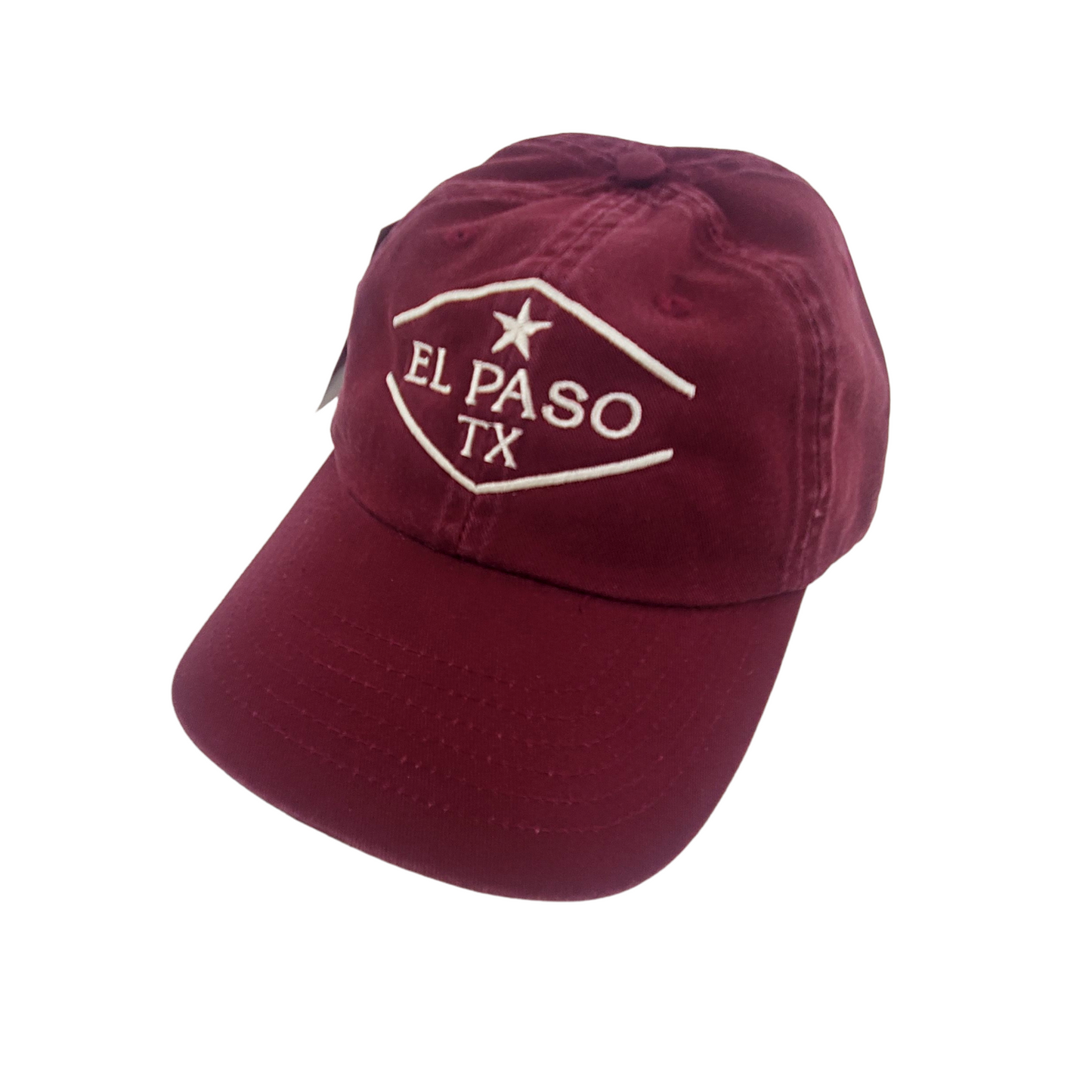 Hat - Diamond Open - Maroon