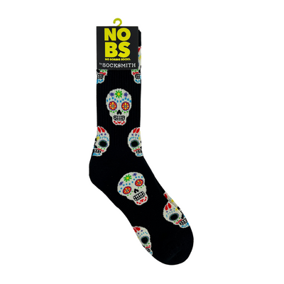 Socks (M)- Black Candy Skulls-Apparel-So El Paso