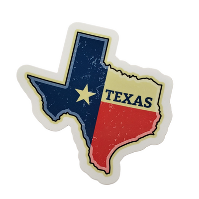 Sticker - 4” Gritty Texas Sticker-Souvenir-So El Paso