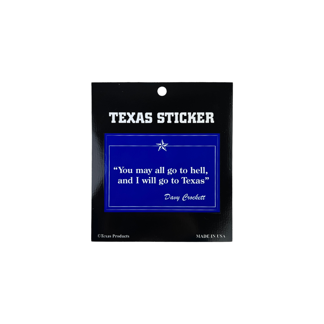 Sticker - Davy Crockett-So El Paso