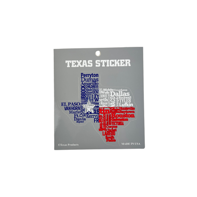 Sticker - Texas Cities-Souvenir-So El Paso