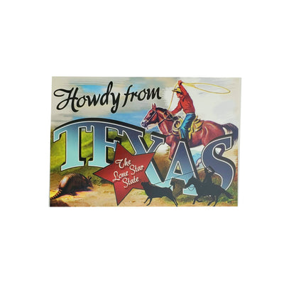 Postcard - Vintage Howdy Cowboy-Souvenir-So El Paso