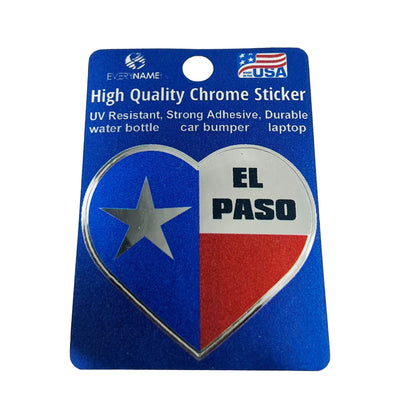Sticker - El Paso Texas Heart-Souvenir-So El Paso