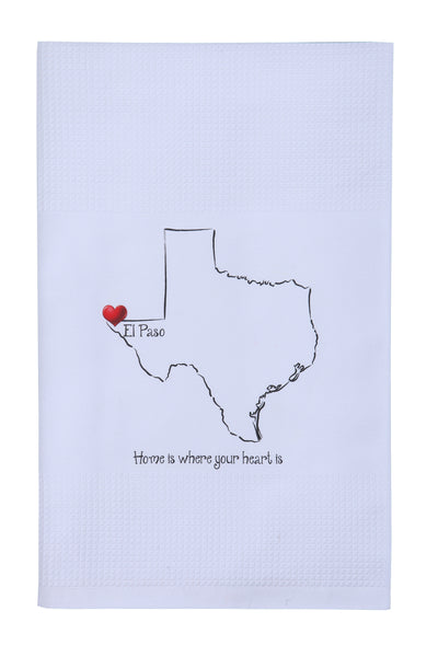 Tea Towel - Home is where your heart is