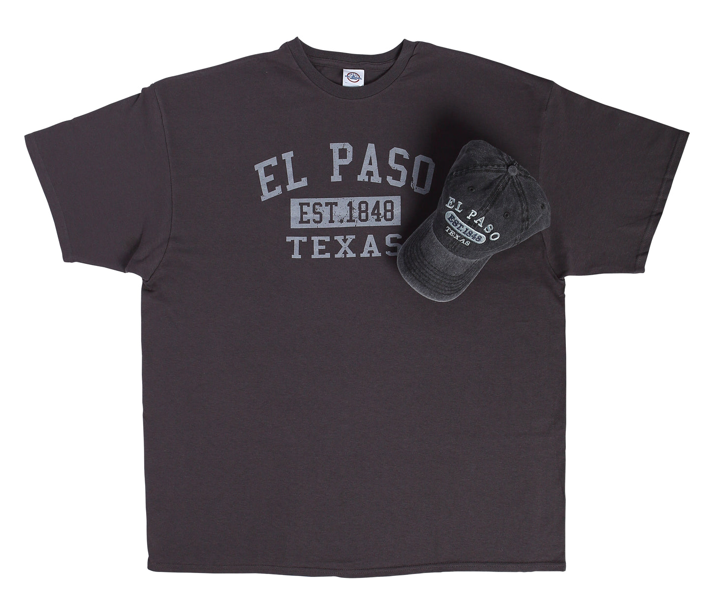 Combo - Charcoal Hat & Charcoal Shirt, Est ELP