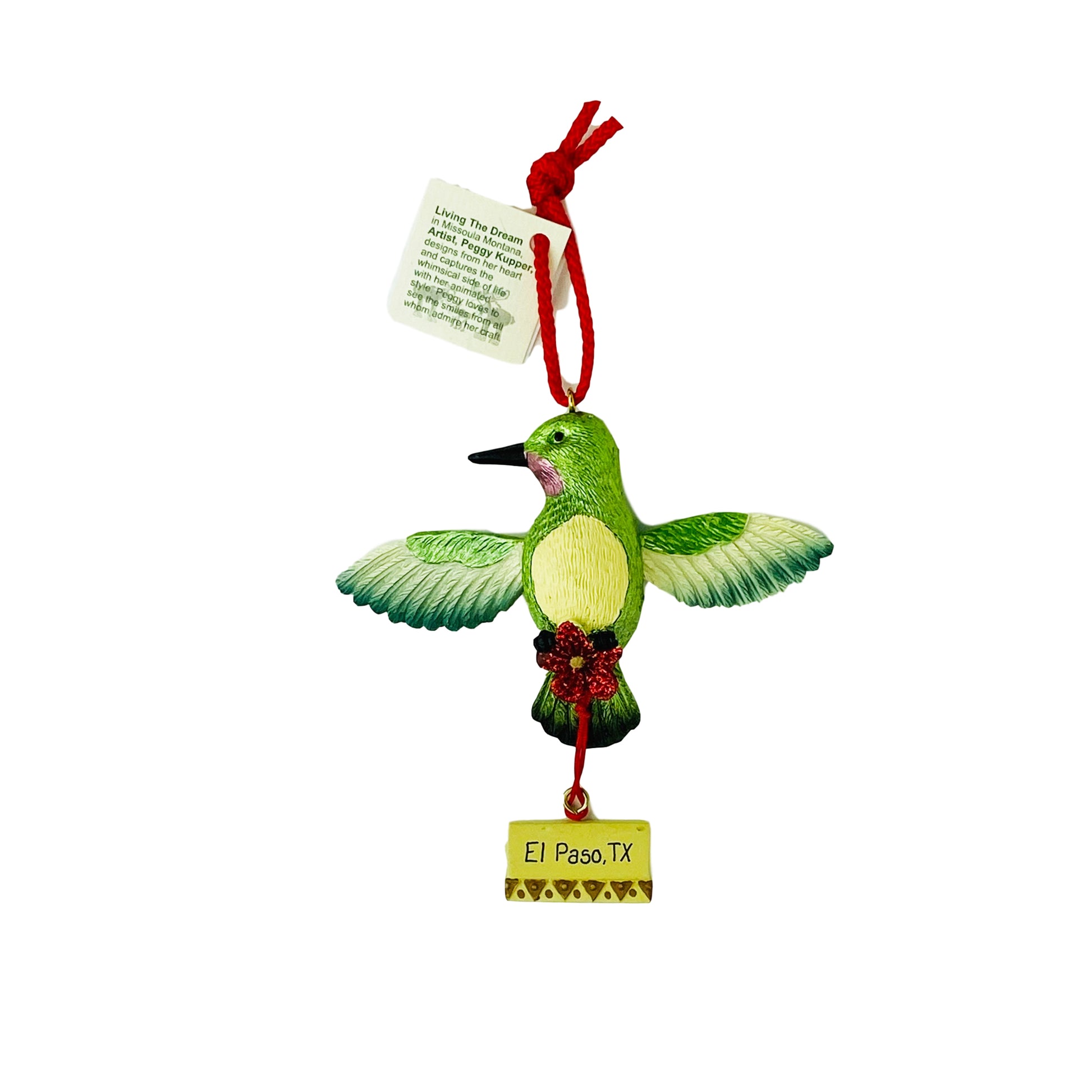 Ornament - Humming Bird Pull-Souvenir-So El Paso