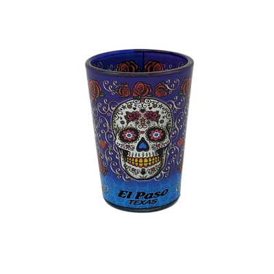 Sugar Skull In & Out Shot Glass