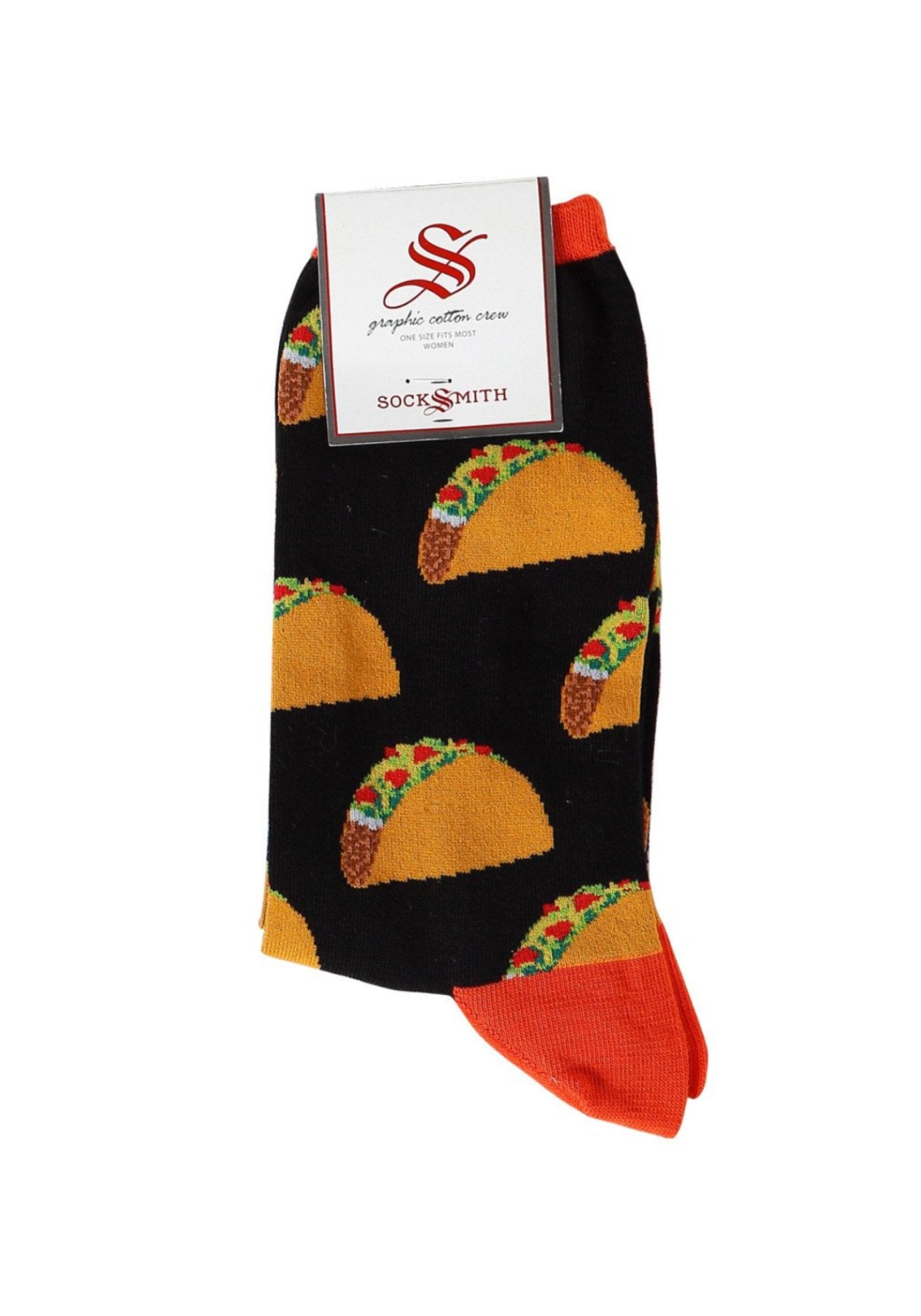 Socks(W) - Tacos Black-Apparel-So El Paso