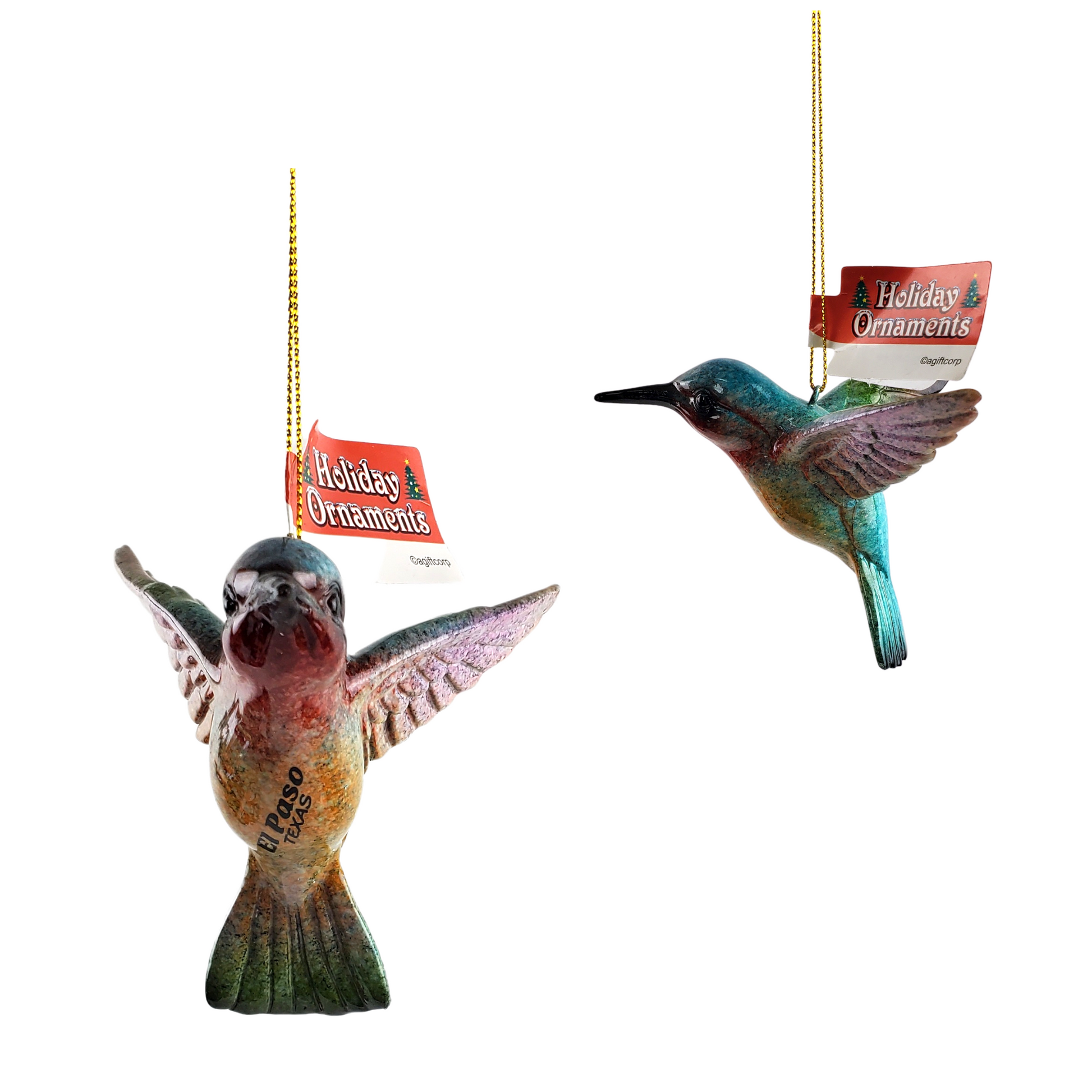 Ornament - Hummingbird-Souvenir-So El Paso