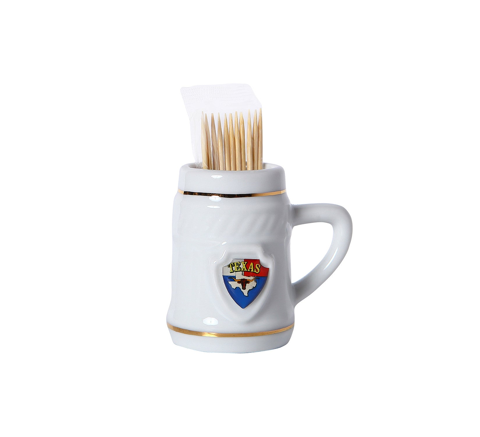 Toothpick Holder w/ Texas Shield-Souvenir-So El Paso